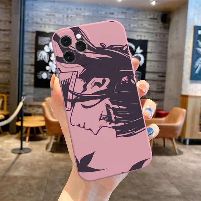 Funda de silicona suave para teléfono móvil, carcasa de Color de Demon Slayer para Iphone 14 Plus Pro Max Voor 13 12 11 XS XR X 7 8 SE20 12Mini qiuyongmign unisex