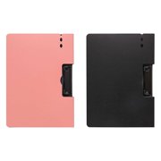WHAMVOX 2 Pcs Manila Folders Paper Clip Organizer A4 File Board School Clipboards