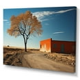 thumbnail image 2 of Designart "Blissful Desert Trees Of Dakota" Desert Canvas Prints, 2 of 7