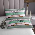thumbnail image 3 of Erosebridal Vintage Paddle Coverlet Set King,Lodge Cabin Bedding Set,Rustic Room Decorative,3pcs, 3 of 5