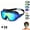 C, variant on My Cool Summer Goggles, 180° Wide View Swim Goggles, Comfortable Adjustable Swim Goggles for Men Women Youth