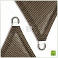 thumbnail image 4 of ColourTree 16' x 16' x 16' Sun Shade Sail Canopy ?Triangle Brown - Commercial Standard Heavy Duty - 160 GSM - 4 Years Warranty, 4 of 6