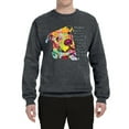 thumbnail image 3 of Colorful Pitbul | People Will Know How Large Your Soul | Dean Russo Art Animal Lover Unisex Crewneck Sweatshirt, Charcoal, Small, 3 of 6
