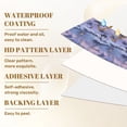 thumbnail image 6 of Peel and Stick Wallpaper Winter Japanese Garden Snow Frozen Pond Lanterns Glow Wall Paper 17.7in x 9.8ft Self Adhesive Waterproof Removable Boho Contact Paper for Bedroom Bathroom Shelves Cabinet, 6 of 8