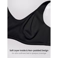 thumbnail image 3 of DELIMIRA Women's Full Coverage Bra Plus Size Supportive Outside Underwire Unlined Bras, 3 of 4