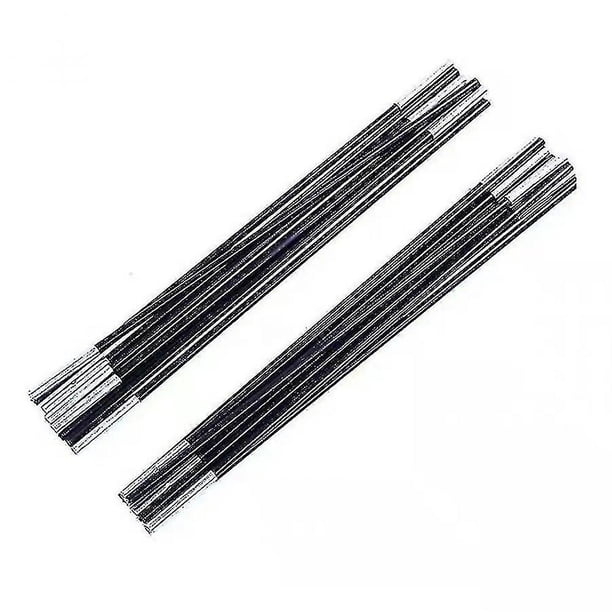 Varillas de fibra de vidrio universales para trampolín para reemplazar el poste superior/anillo de metal - Con tapas GRP