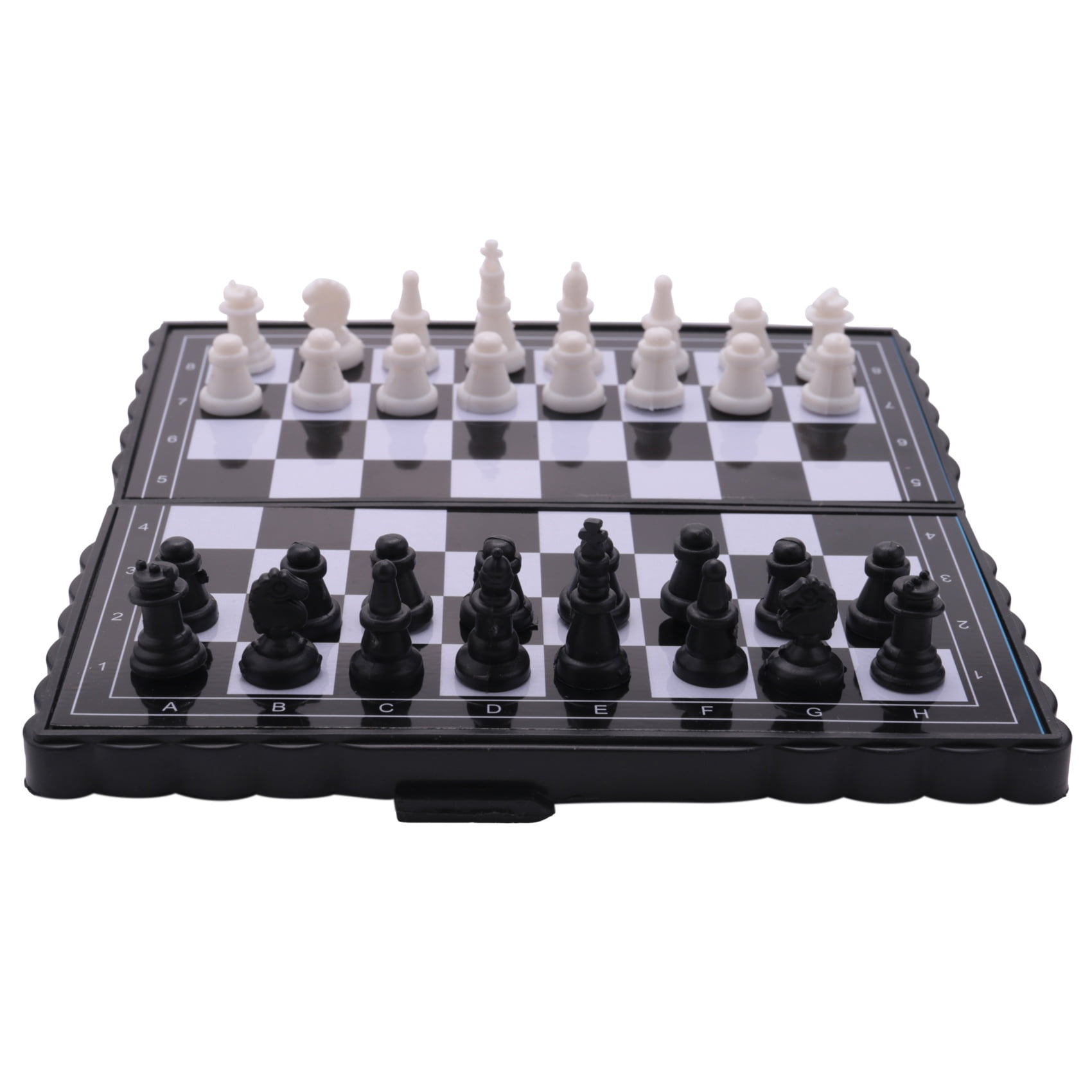 Mini Chess Board Folding Magnetic Board Game Travel Set 5” x 5” US Seller 
