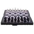 thumbnail image 1 of 5x5 Inch Chess Portable Plastic Folding Board With Magnetic Chess Game Mini Chess Set Puzzle Party Family Event,1* folding chess, 1 of 8