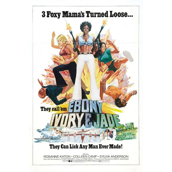 Ebony Ivory Jade Movie Poster 24In x 36In Art Poster 24x36 Multi-Color Square Adults Poster Time