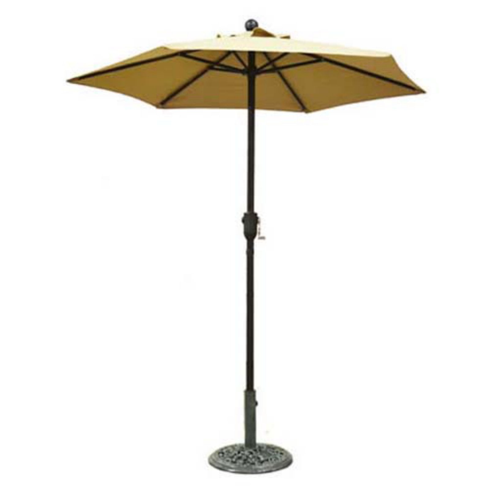 Home And Garden Hgc 6 Ft Metal Patio Umbrella With Crank Walmartcom Walmartcom
