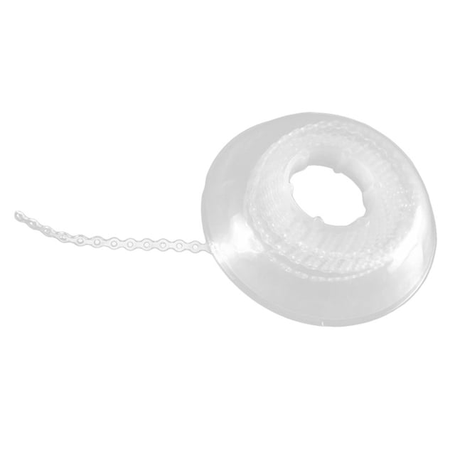 1 rollo de cadena dental ultra larga de goma continua transparente para ortodoncia