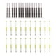 thumbnail image 2 of 20x bolígrafo con cuentas con 50 recargas, bolígrafos para manualidades, bolígrafo de escritura novedoso, 50 recargas para suministros de regalos para Amarillo, 2 of 7