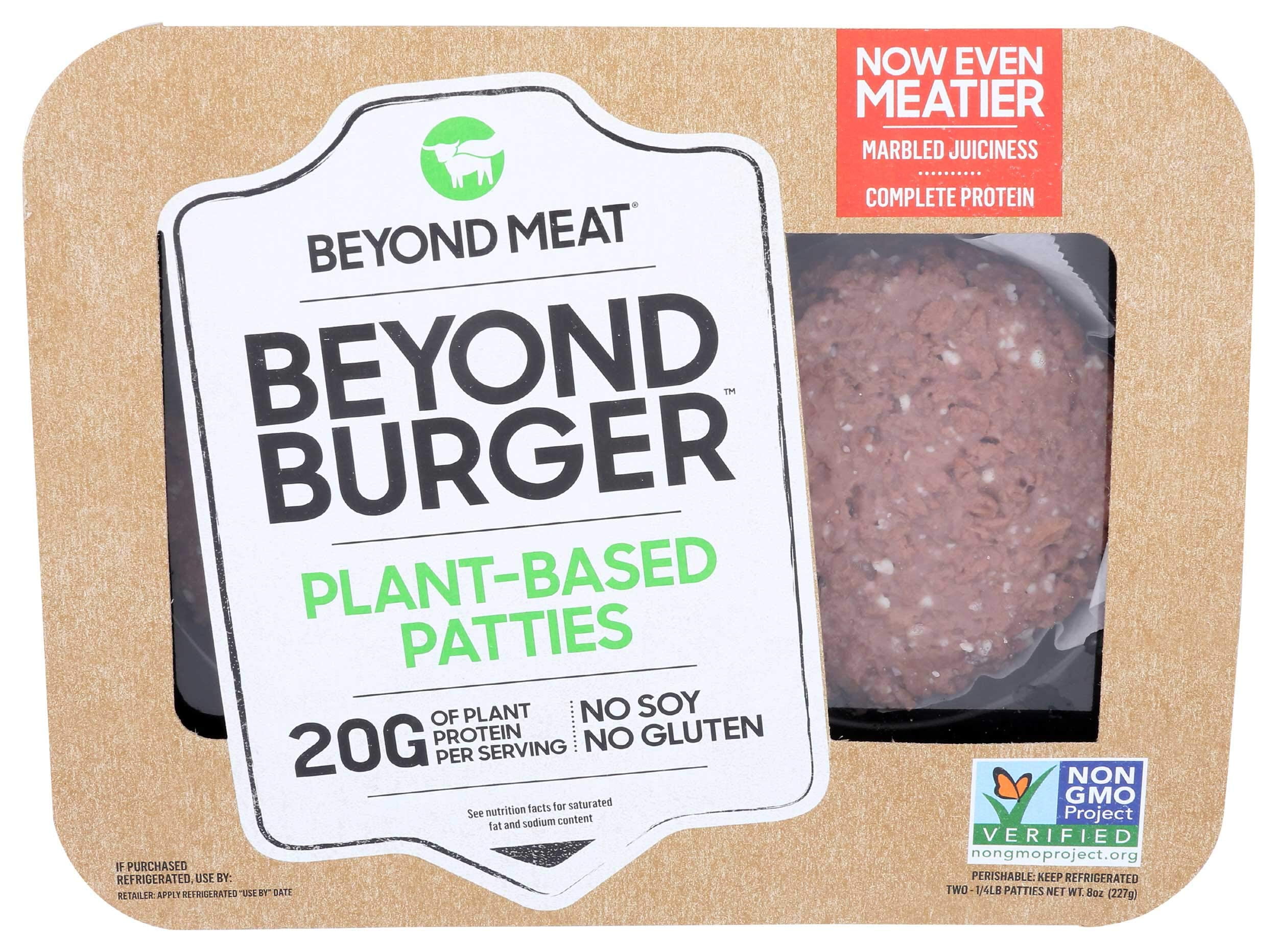 Beyond Plant Based Beef Free Beyond Burger Patties, 8 Ounce 8 per