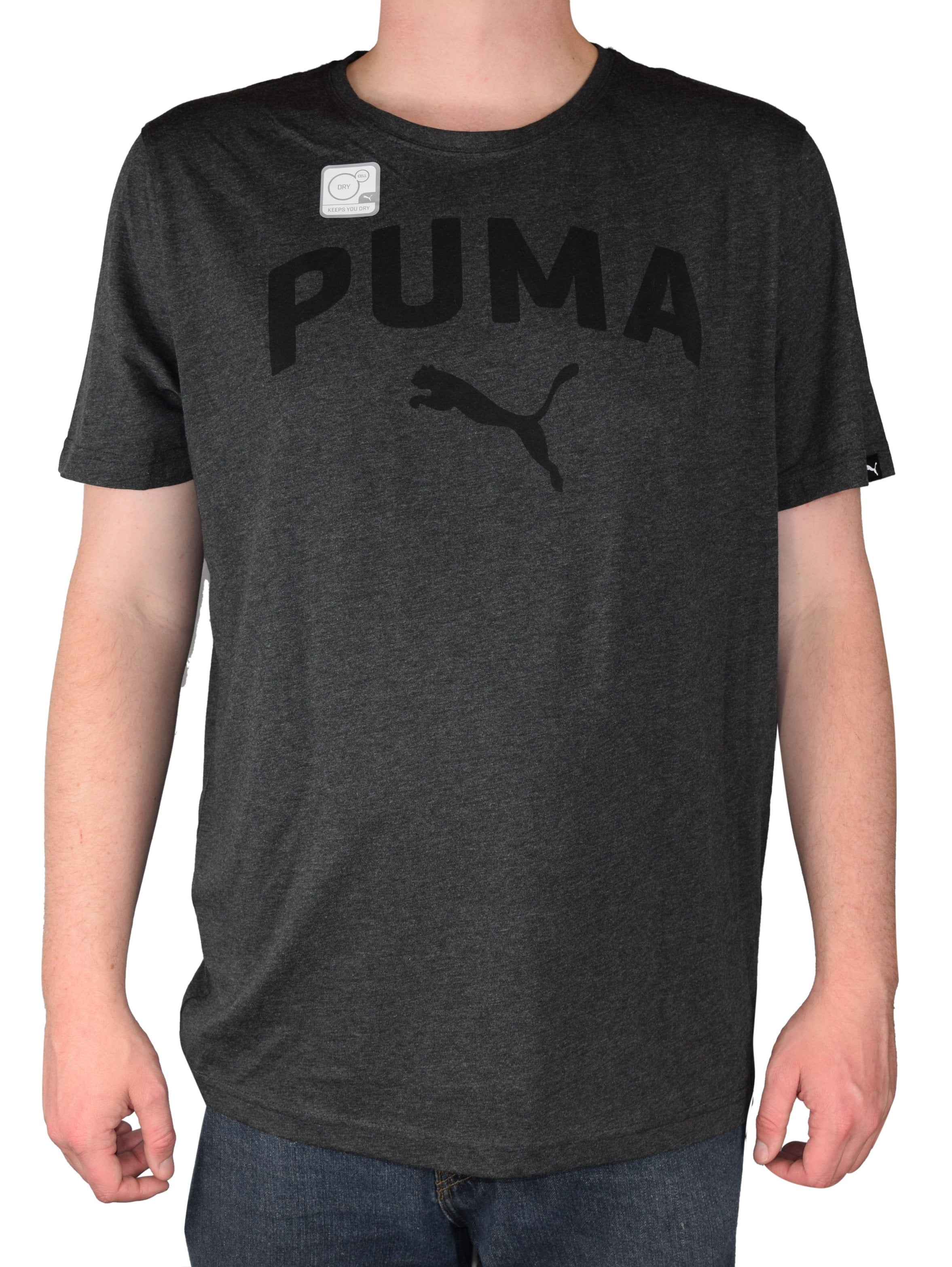 PUMA - Mens Authentic Puma Crew Neck Dry Cell Retro ...
