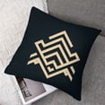 thumbnail image 7 of nygtbtfer Square Decorative Throw Pillows Cushion Covers Linen Black&amp; Beige Stripes Modern Geometry Print Home Pillowcases, 7 of 7