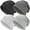 E4 thin=4 Grey, variant on EINSKEY Cotton Skull Cap 4pcs Thin Cancer Chemo Hat Beanies for Men Women