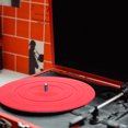 thumbnail image 4 of unbranded Tapete De Silicona Rojo Para Tocadiscos Con Protección Antiestática Para Vinilos, 4 of 6