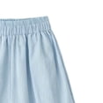 thumbnail image 4 of Asxite Girls 3-15 Years Solid Short Sleeve Crewneck Tops with Pants Casual 2 Piece Set Blue 9-10Years, 4 of 4