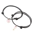 thumbnail image 1 of Pulseras ajustables para Parejas para esposo y esposa Delicadas ajustadas desde 6.3 pulgadas Rosado Sunnimix, 1 of 8