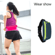 thumbnail image 4 of Riñonera ultrafina para correr, riñonera ligera e impermeable para gimnasio, viajes y actividades al aire libre, 4 of 5