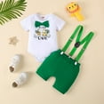 thumbnail image 2 of Jamsmile Boys Outfit Sets 1st Birthday Clothing Jumpsuits + Overalls Soft Two Piece Baby Boys Clothing Sets, 3-6 Monthss, 2 of 3