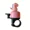 pinkDinosaur1PC, variant on Cartoon Dinosaur Bicycle Bell Super Loud MTB Universal Scooter Ring Cycling Safety Horn for Kids Adults Bike Decor Gift