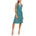 thumbnail image 3 of Leota Women's Sleeveless Perfect Wrap Dress Petiole Pacific Size Petite X-Large, 3 of 3