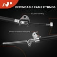 thumbnail image 3 of A-Premium Rear Driver Side Parking Brake Cable Assembly Compatible with Toyota Models: RAV4 2006 2007 2008 2009 - Replace # 4643042110, 4643042130, 3 of 6