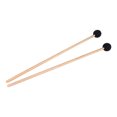 thumbnail image 1 of Percussion Mallets, 2Pcs Clear Tone Marimba Mallets Portable Knitted Head Wooden Handle  For Performance For Beginner, 1 of 8