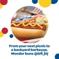 thumbnail image 4 of Wonder Bread Classic Hot Dog Buns, White Bread Hot Dog Buns, 8 Ct, Shelf-Stable, 4 of 15