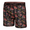 thumbnail image 2 of Ed Hardy Mens Underwear Boxer Briefs Comfortable, Breathable, Stylish Design 4 Pack, Colorful Prints, XLarge, 2 of 4