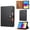 Black, variant on TECH CIRCLE for iPad 11" (A16) 2025, iPad 10.9" (10th Gen) 2022 Release Smart Folio Case, Auto Sleep Wake, Built-in Stand, Pencil Holder, Card Slots, Cash Slots, Classic PU Leather Flip Cover, Pink