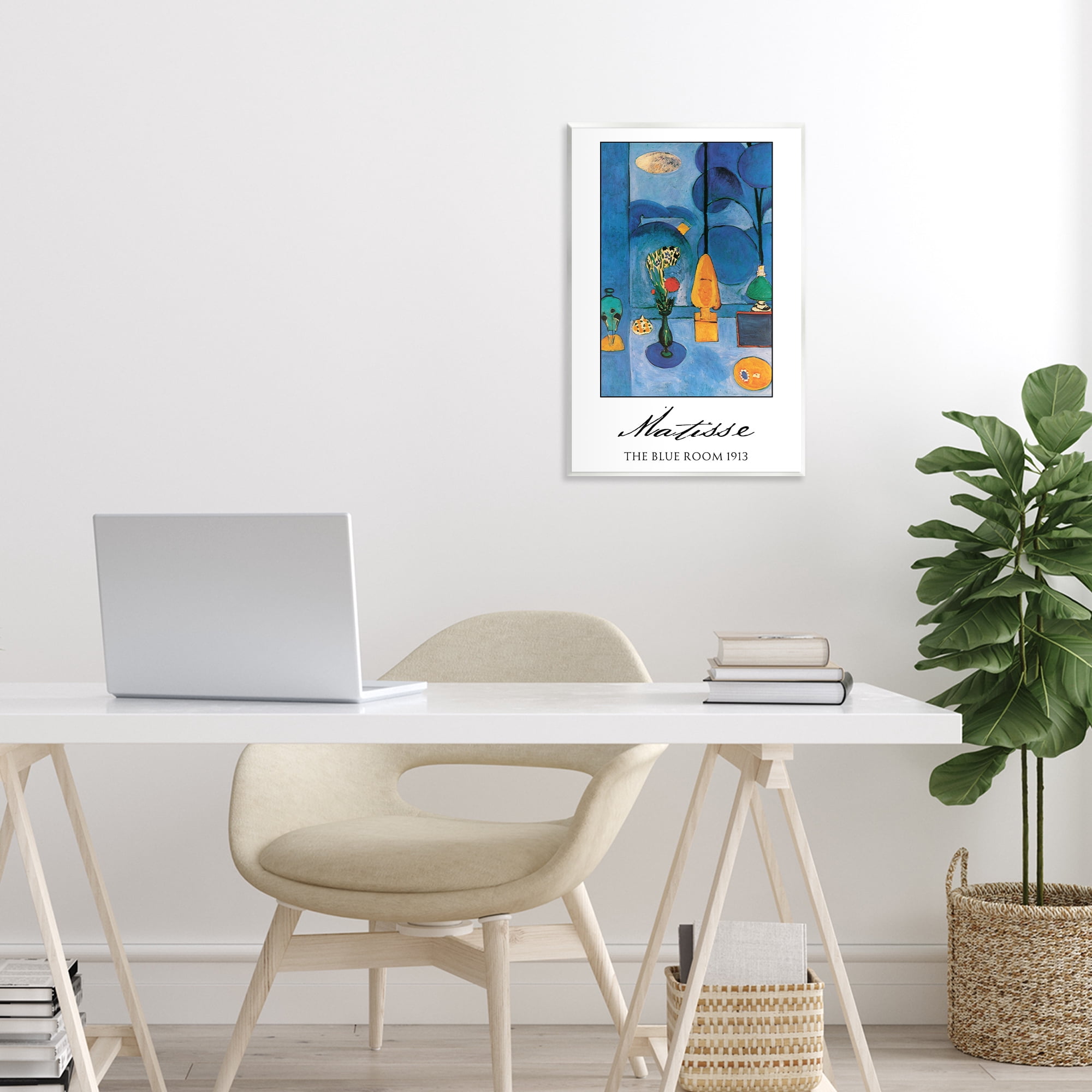 Matisse The Blue Room Wall Plaque Art, design by Vintage Hustle