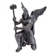 thumbnail image 2 of Figura de guerrero ángel, regalo ideal, adorno de mesa para vitrina, oficina o hogar. Plata C, 2 of 9