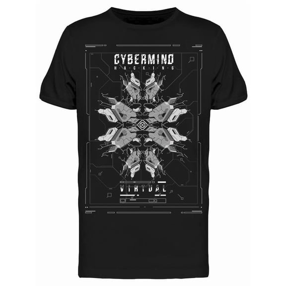 Cyberpunk Cybermind T-Shirt Men -Image by Shutterstock, Male XX-Large