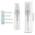thumbnail image 4 of 160 Unidades de Botella Pulverizadora de PláStico Transparente de 3ML, PequeñO Embalaje CosméTico, Atomizador, de Perfume, Atomizador, LíQuido Que Contiene, 4 of 5