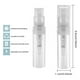 thumbnail image 4 of 160 Unidades de Botella Pulverizadora de PláStico Transparente de 3ML, PequeñO Embalaje CosméTico, Atomizador, de Perfume, Atomizador, LíQuido Que Contiene, 4 of 5