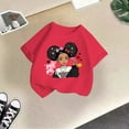 thumbnail image 3 of Toddler Girls Kid Cute Graphic Crewneck Short Sleeve Tee Summer Casual T Shirt Clothes Size 3-4T, 3 of 4