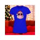 thumbnail image 1 of Playera Blusa Con Estampado De Santa Fashion Con Lentes Y Chicle Ropa De Mujer Color Azul Talla Grande Marca Emil SaEs, 1 of 4