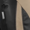 thumbnail image 4 of Fundas para asientos de coche Motor Trend, de piel sintética, color beige, asientos delanteros, 4 of 6