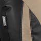 thumbnail image 4 of Fundas para asientos de coche Motor Trend, de piel sintética, color beige, asientos delanteros, 4 of 6
