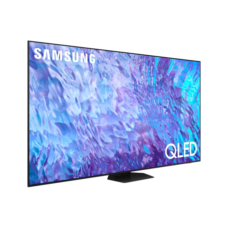 SAMSUNG 98" Class Q80C QLED 4K Smart TV QN98Q80CAFXZA front and back view
