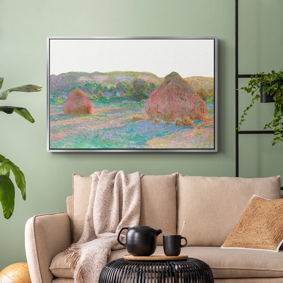 Vintage Landscape-CLIII By Wexford Home Framed in Silver Wood Gallery Wrapped Canvas 17 in. x 25 in.