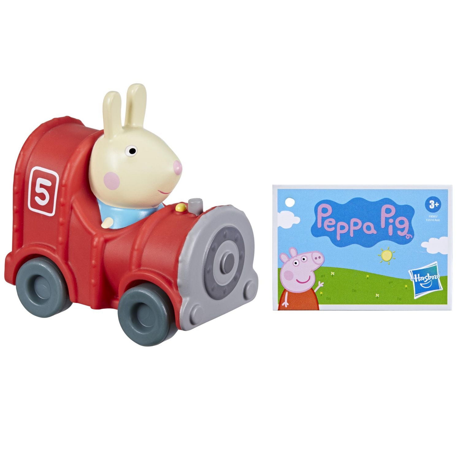 Peppa Pig Toys Danny Dog in Little Buggy Train, Vehicle with Rolling Wheels, Preschool Toy for 3 Year Old Kids