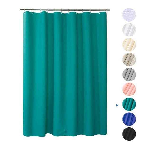 Plastic Shower Curtain, 72" W x 96" H EVA 8G Shower Curtain with Heavy