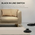 thumbnail image 3 of 1pcs Black In-line Lamp Foot Switch Push Power Pedal Light FootSwitch, 3 of 5