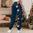 thumbnail image 5 of adviicd Christmas Sweatpants for Women Lounge Joggers Pants with Pockets Holiday Clothes (Dark Blue, XXL), 5 of 5