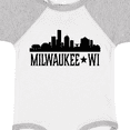 thumbnail image 4 of Inktastic Milwaukee Wisconsin City Skyline Boys or Girls Baby Bodysuit, 4 of 5