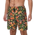 thumbnail image 1 of Fotbe Fruits Peach Traje de Baño para Hombre – Shorts de Natación de Secado Rápido con Forro y Bolsillos-3X-Large, 1 of 6