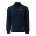 thumbnail image 2 of Men's Cutter & Buck Navy New England Patriots Big & Tall  Roam Eco Recycled Full-Zip Jacket, 2 of 3